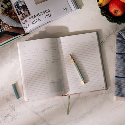 Guided recipe journal, A5 hardcover - the vineyard (coming soon)