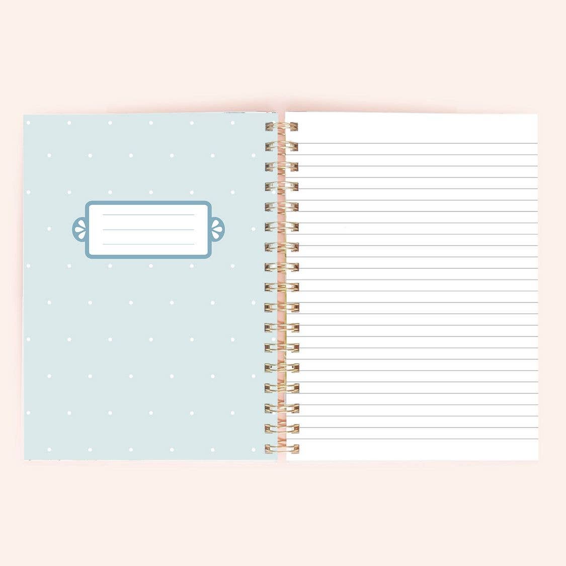 Spring blooms spiral notebook | 150 lined pages