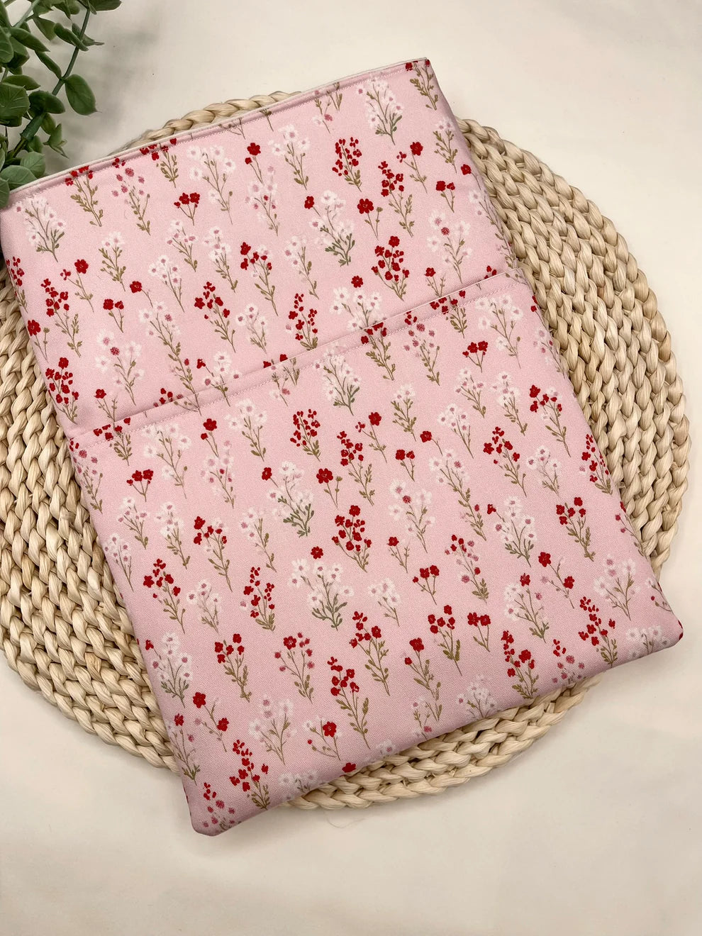 Pink meadow book sleeve