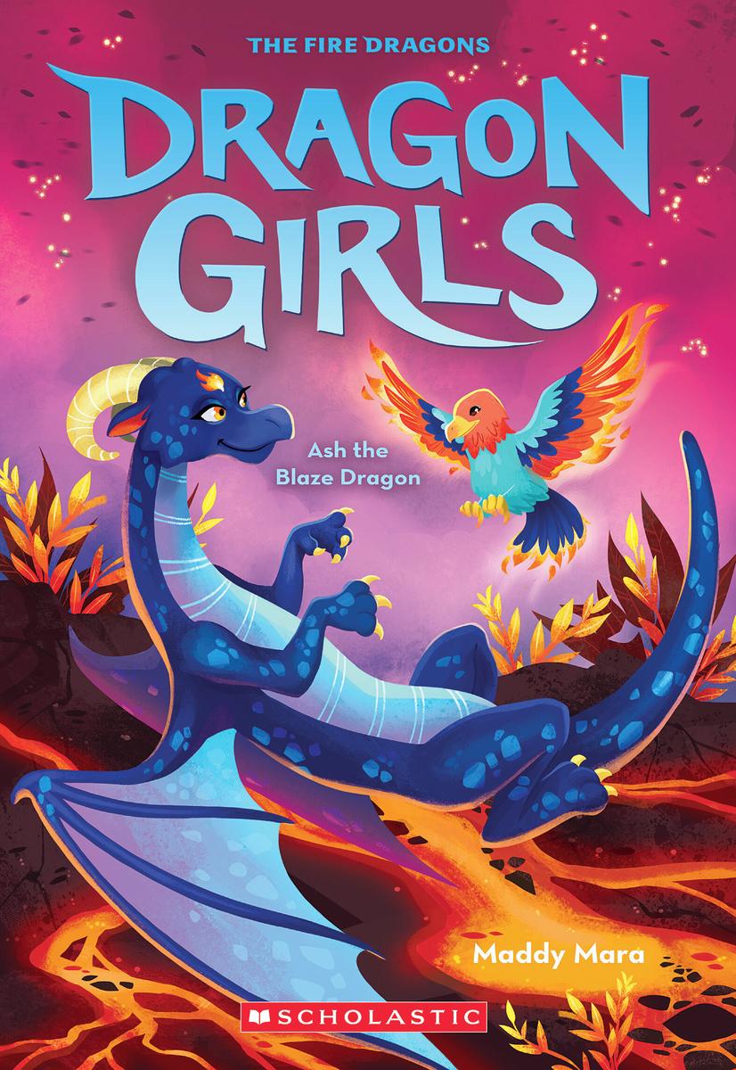 Ash the Blaze Dragon (Dragon Girls #17) by Maddy Mara