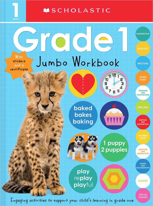 First Grade Jumbo Workbook: Scholastic Early Learners (Jumbo Workbook) by Scholastic