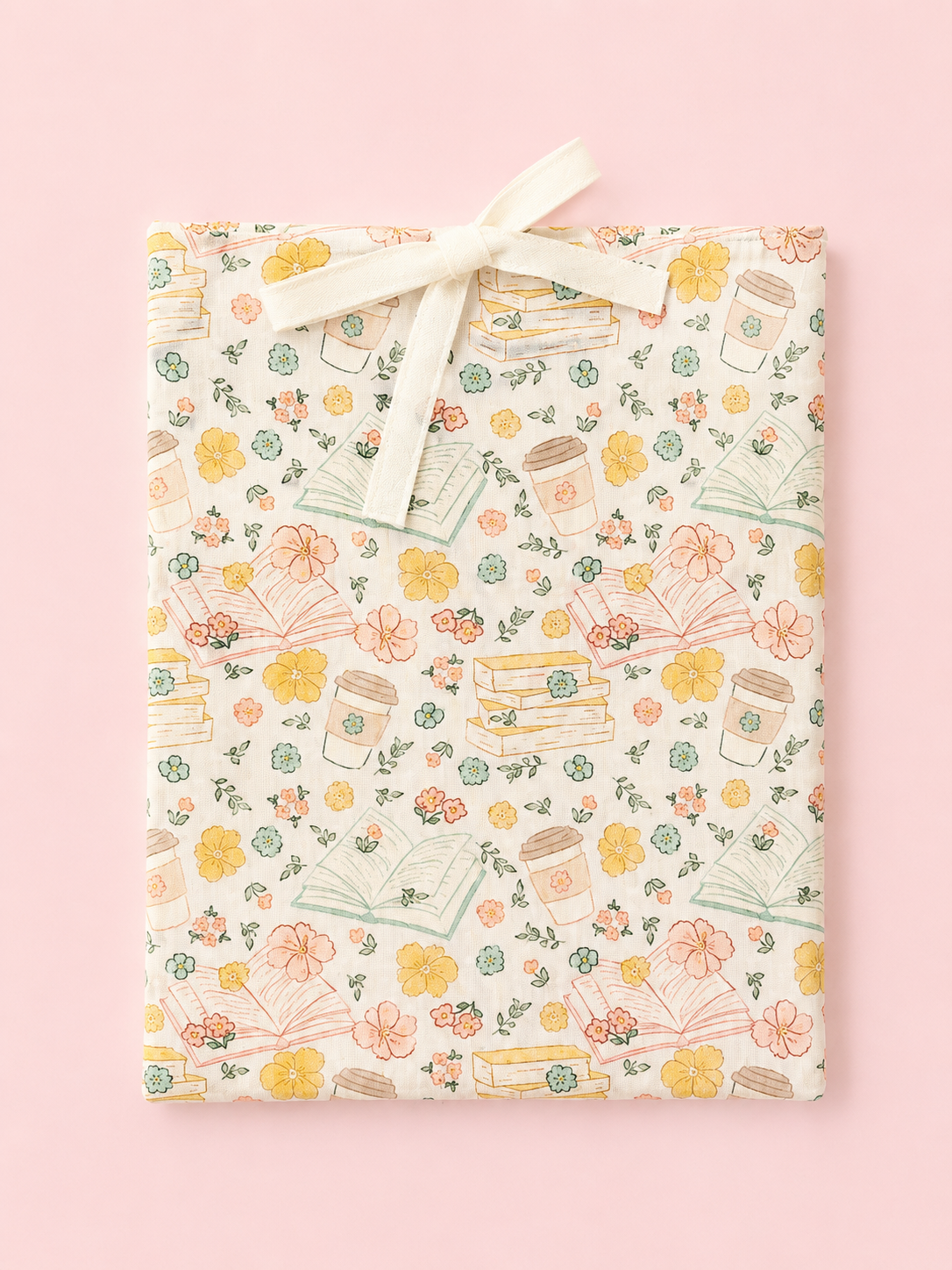 Books & blooms book sleeve