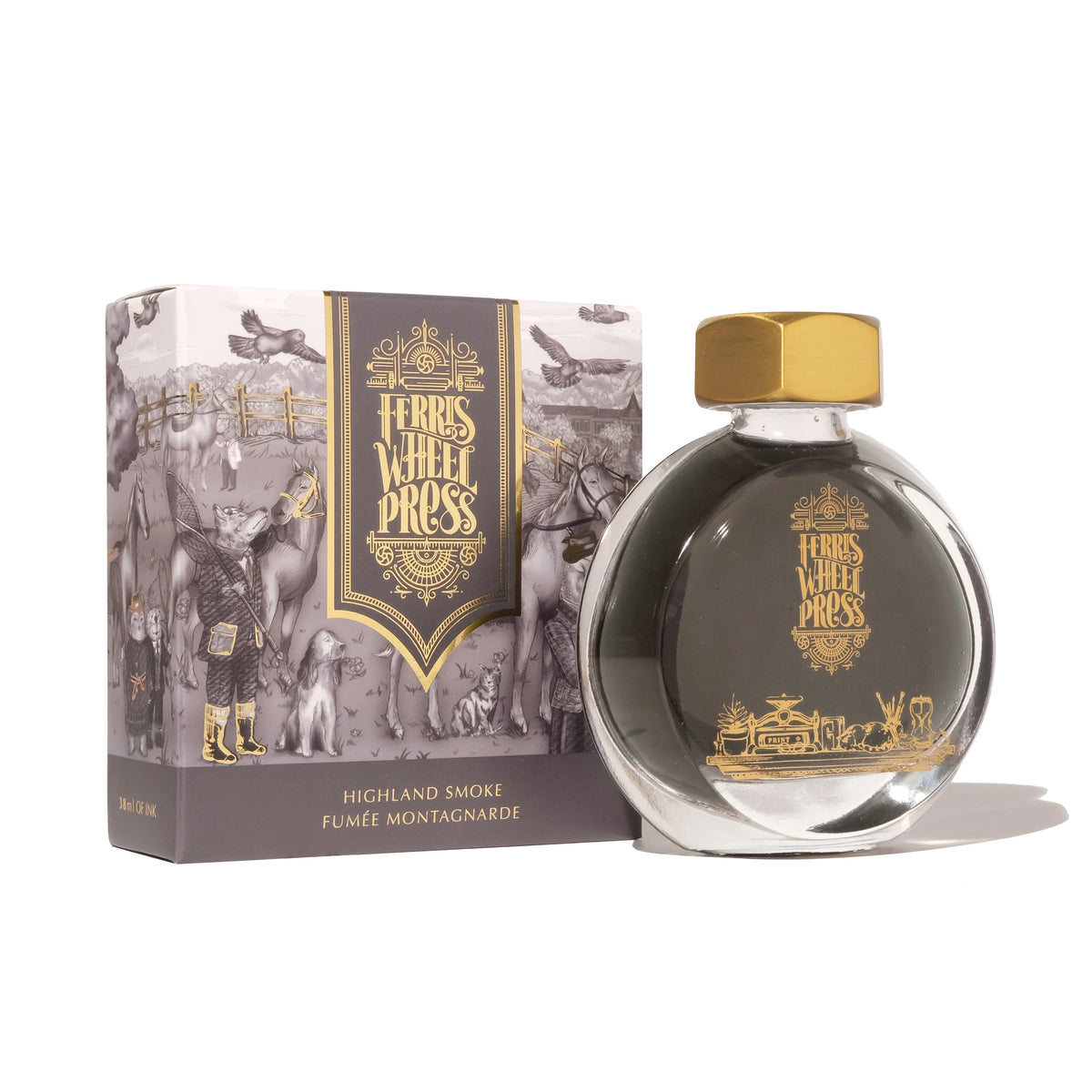 38ml Highland Smoke ink - Ferris Wheel Press