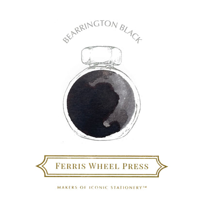 38ml Bearrington Black ink - Ferris Wheel Press