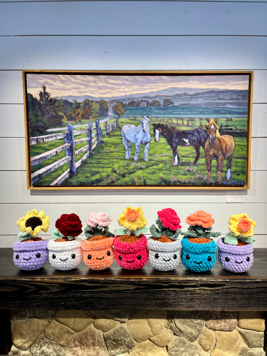 Forever flower plushie