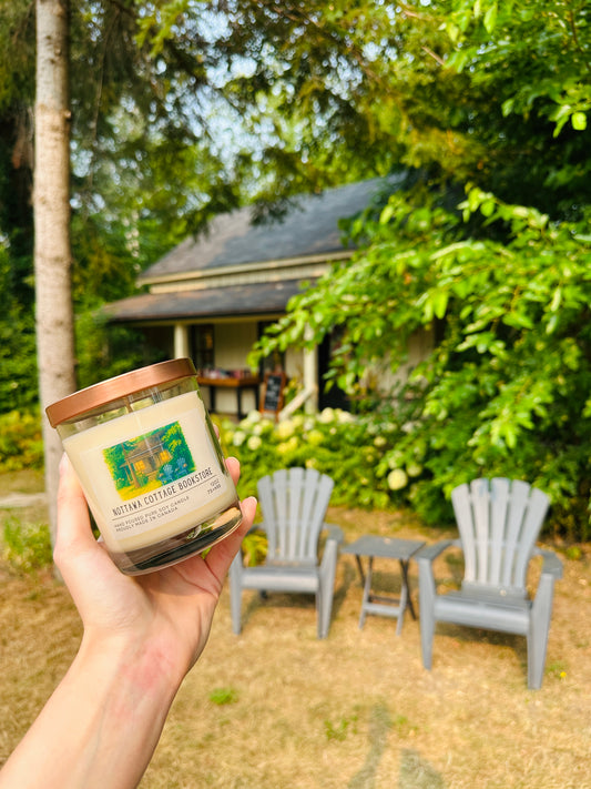 Cabin glow candle - Nottawa Cottage Bookstore x Serendipity Candles