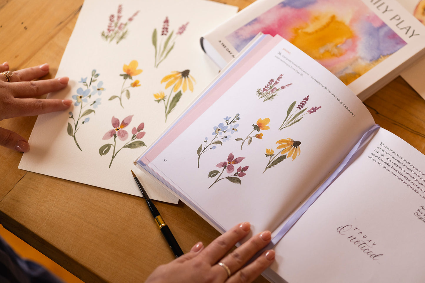 The Daily Play: A 365-Day Art Prompt Journal to Reignite Your Creative Spark by Brittany DeSantis (Preorder campaign)