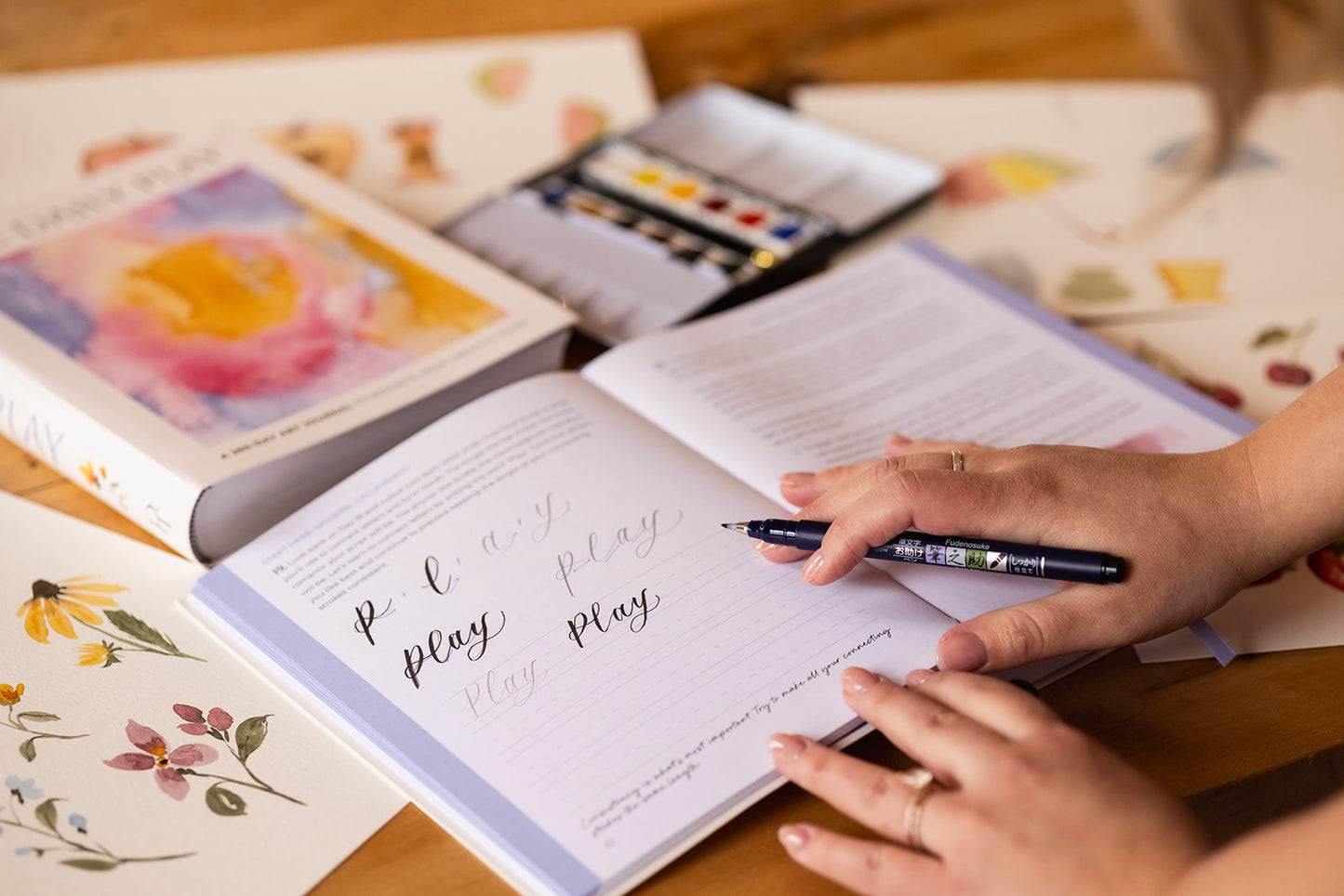 The Daily Play: A 365-Day Art Prompt Journal to Reignite Your Creative Spark by Brittany DeSantis (Preorder campaign)