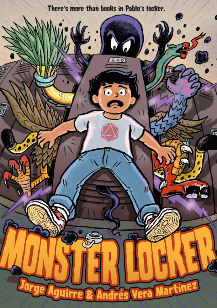 Monster Locker by Jorge Aguirre illustrated by Andrés Vera Martínez