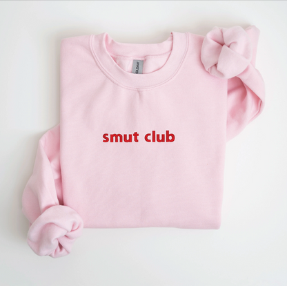 Smut club sweatshirt (light pink)