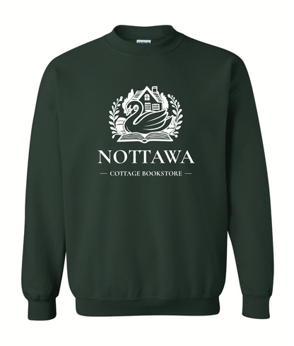 Nottawa cottage bookstore crewneck