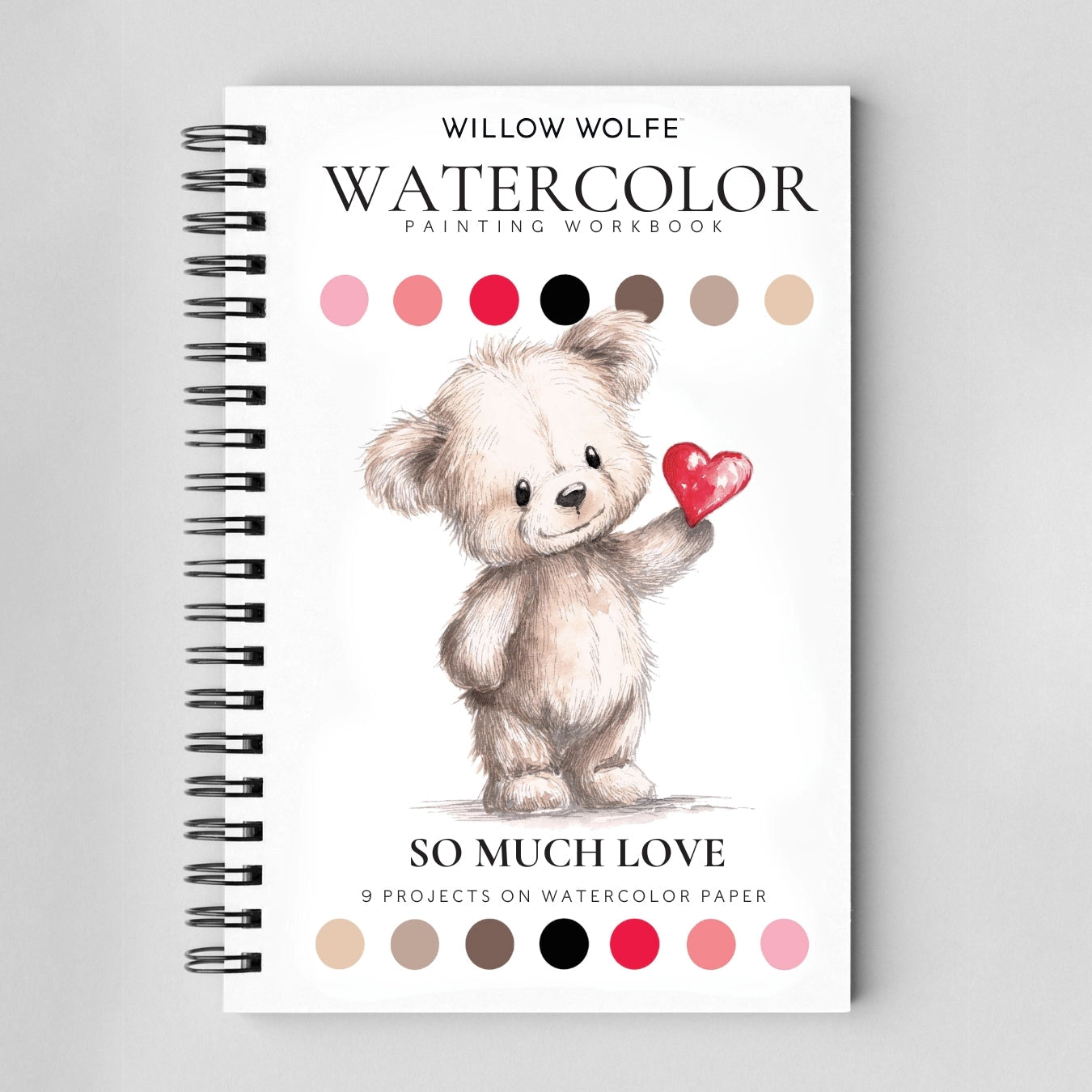 So much love watercolor workbook