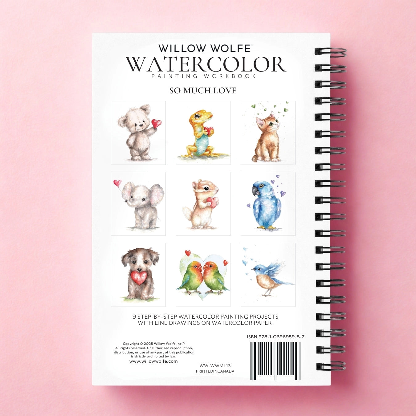 So much love watercolor workbook