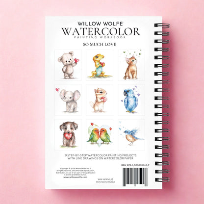 So much love watercolor workbook