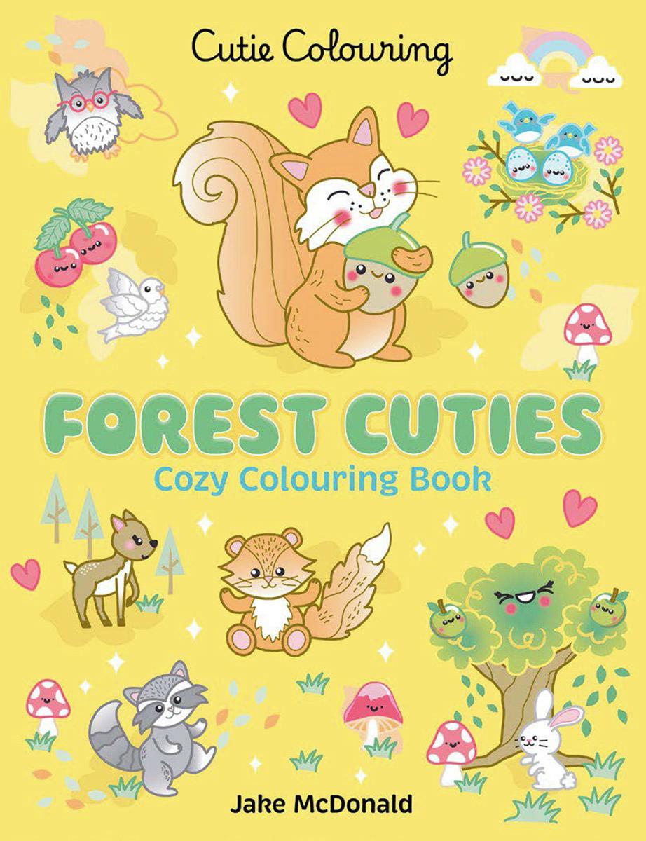 Forest Cuties Colouring Book by Jake McDonald & Scholastic