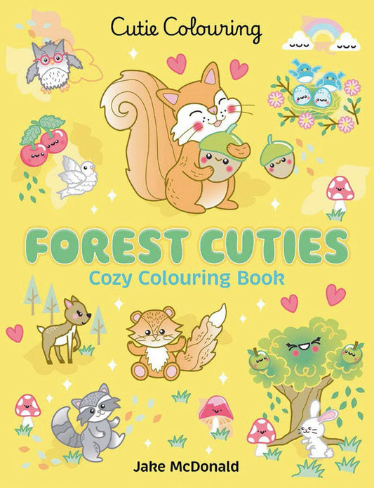 Forest Cuties Colouring Book by Jake McDonald & Scholastic