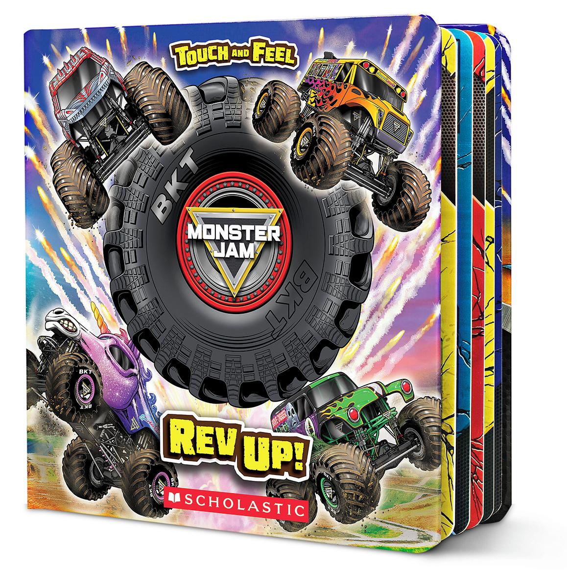 Monster Jam Rev Up! A Touch-and-Feel Book by Lori Wieczorek & Neil Vandenberg