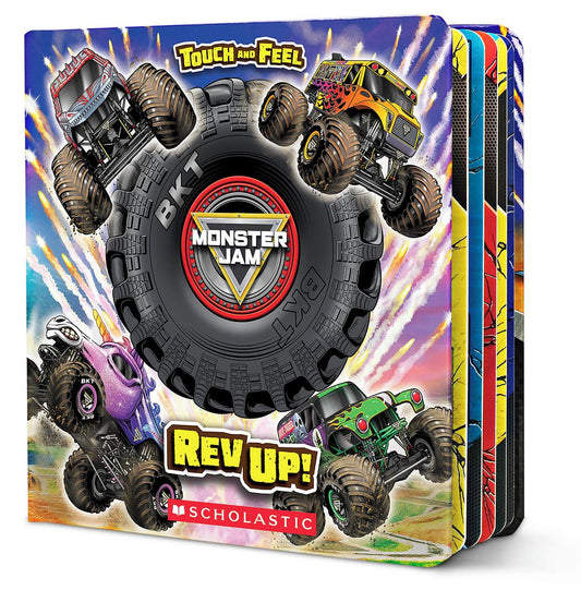 Monster Jam Rev Up! A Touch-and-Feel Book by Lori Wieczorek & Neil Vandenberg