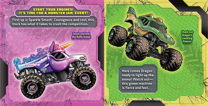 Monster Jam Rev Up! A Touch-and-Feel Book by Lori Wieczorek & Neil Vandenberg