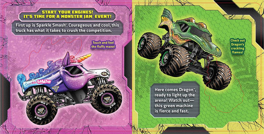 Monster Jam Rev Up! A Touch-and-Feel Book by Lori Wieczorek & Neil Vandenberg