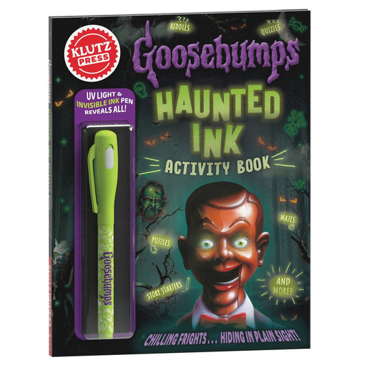 Goosebumps Haunted Ink Activity Book by Klutz