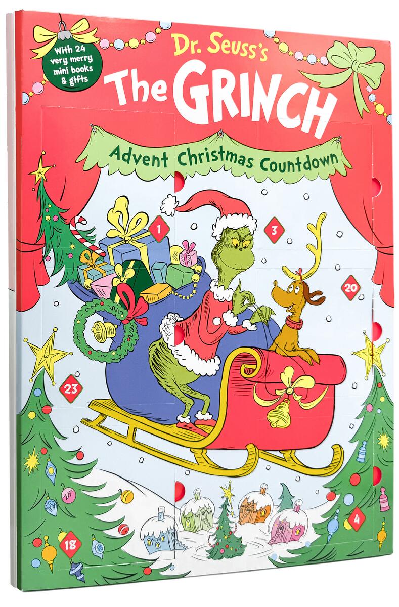 Dr. Seuss's The Grinch Advent Christmas Countdown: With 24 very merry mini books & gifts by House Random (Preorder)