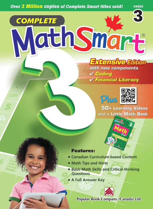 Complete Math Smart: Grade 3 (Extensive Edition) by Popular Book Company