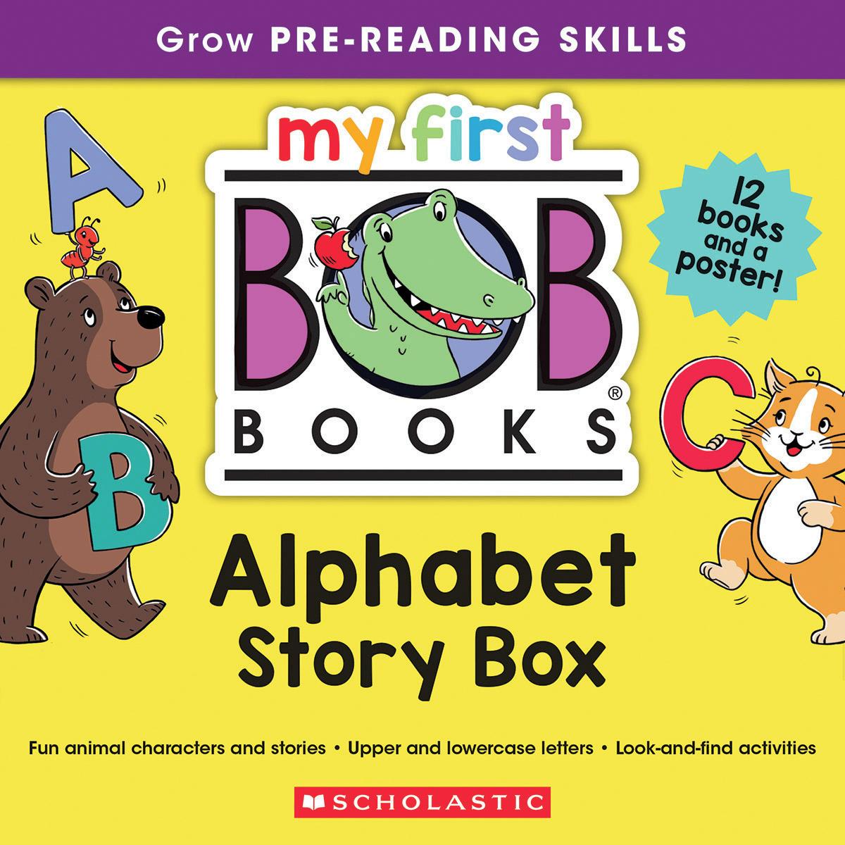My First Bob Books - Alphabet Story Box | Phonics, Letter sounds, Ages 3 and up, Pre-K | (Reading Readiness) by Lynn Maslen Kertell & Karen Wall