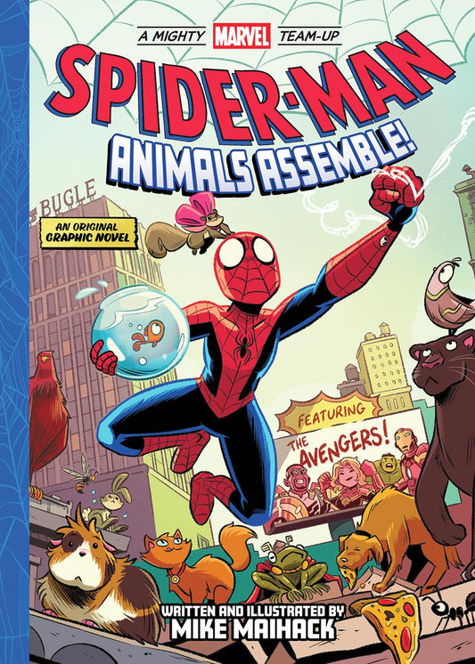 Spider-Man Animals Assemble! (A Mighty Marvel Team-Up): An Original Graphic Novel by Mike Maihack