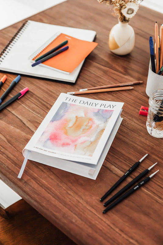 The Daily Play: A 365-Day Art Prompt Journal to Reignite Your Creative Spark by Brittany DeSantis (Preorder campaign)