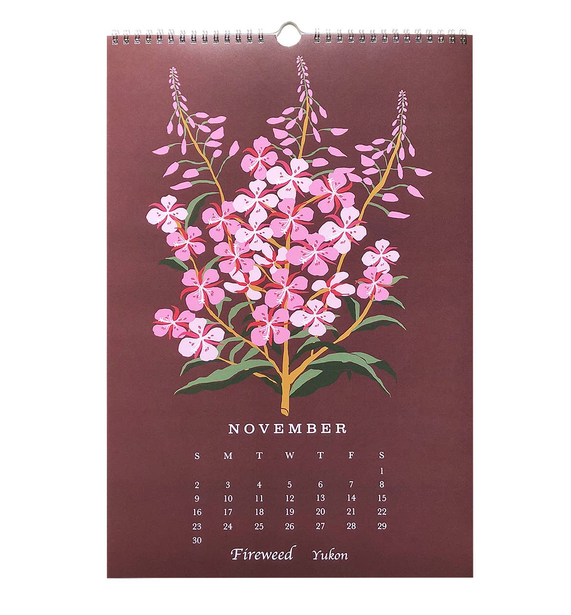 2025 Wall Calendar: Flowers of Canada's Provinces