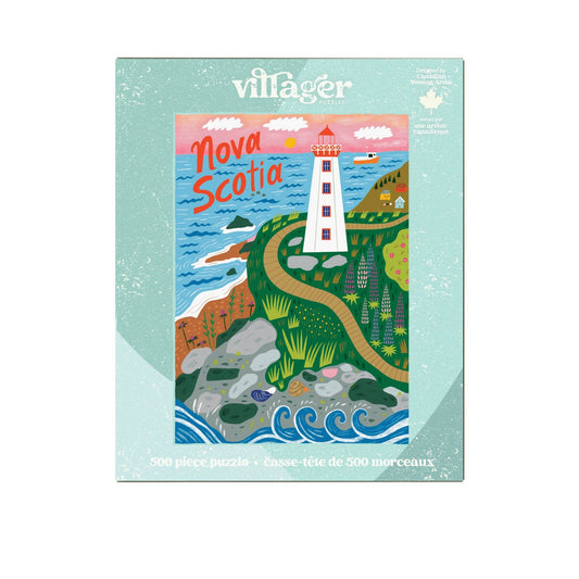 Nova Scotia shores | 500-piece puzzle | designed in Canada