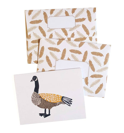 Canada goose greeting card