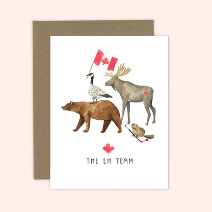 The eh team greeting card