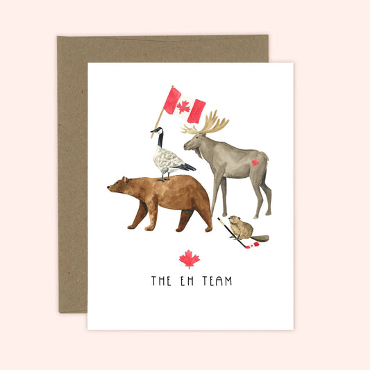 The eh team greeting card