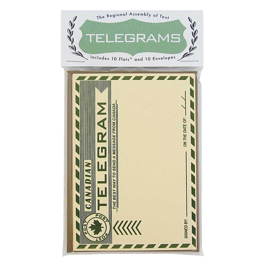 Canadian telegrams (coming soon)