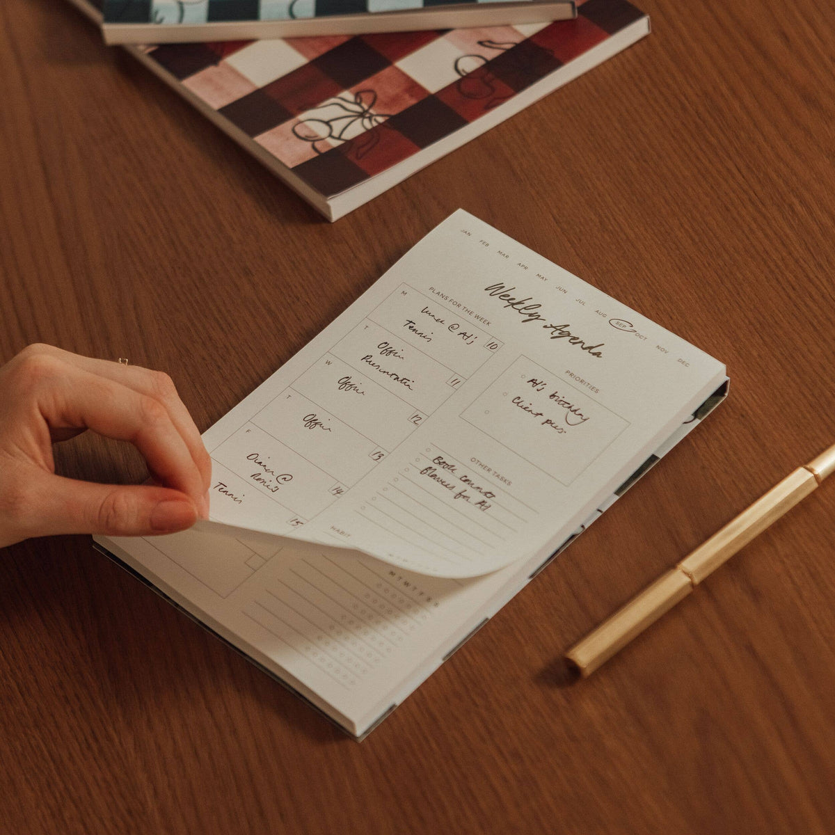 Weekly productivity planning pad, undated - picnic (coming soon)