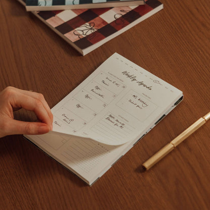 Weekly productivity planning pad, undated - picnic (coming soon)