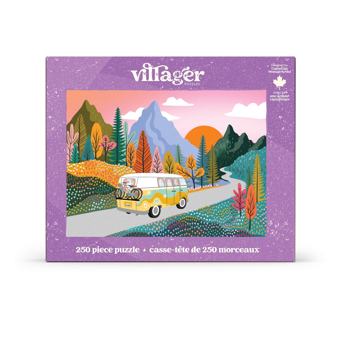 Road trip | 250 piece puzzle | designed in Canada