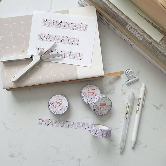 Tulip garden 15mm washi tape