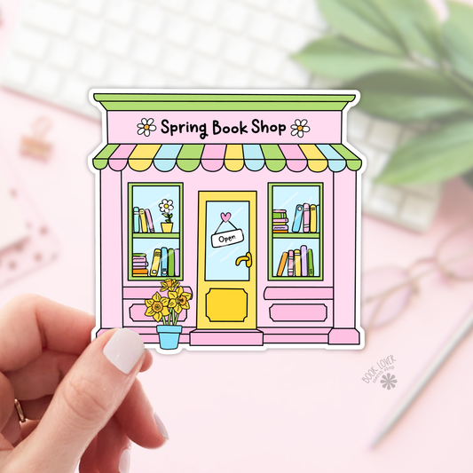 Spring book shop sticker (coming soon)