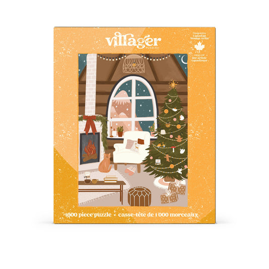 Fireside Christmas | 1000-piece puzzle | designed in Canada