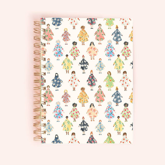 The flower village spiral notebook | 150 lined pages