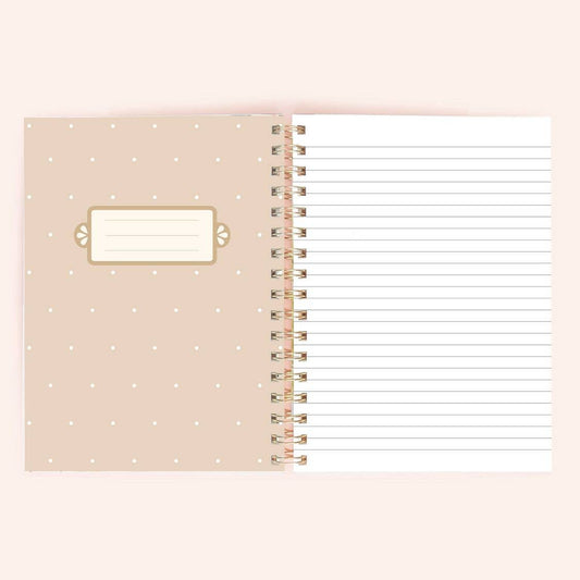 Dog pawty spiral notebook | 150 lined pages