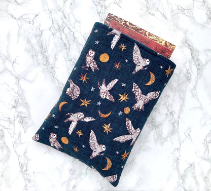 Owl fantasy padded book sleeve