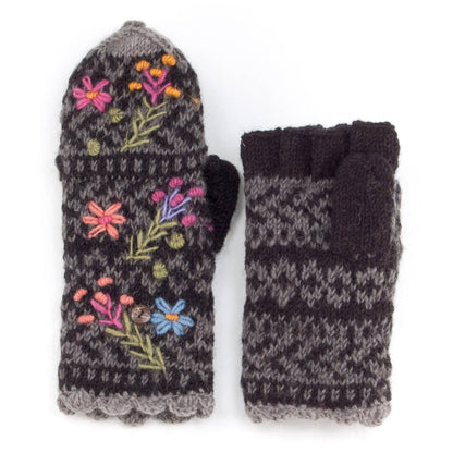 Sadie wool reading mitts