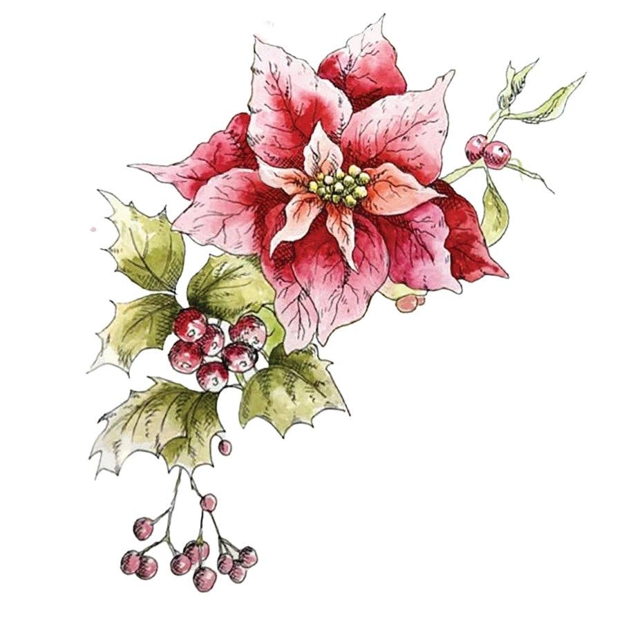 Happy Holidays watercolour workbook