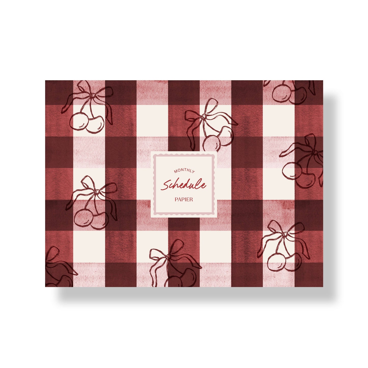 Productivity monthly planning pad, undated - picnic (coming soon)