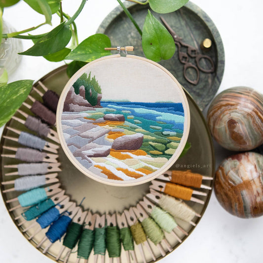 Bruce Peninsula DIY embroidery kit