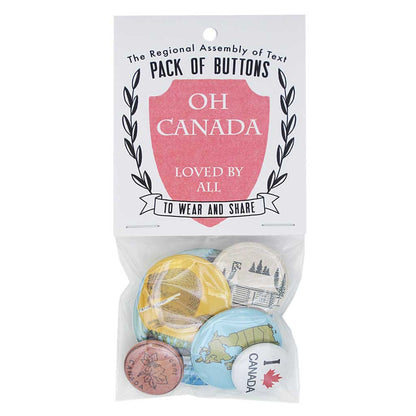Oh Canada buttons (coming soon)